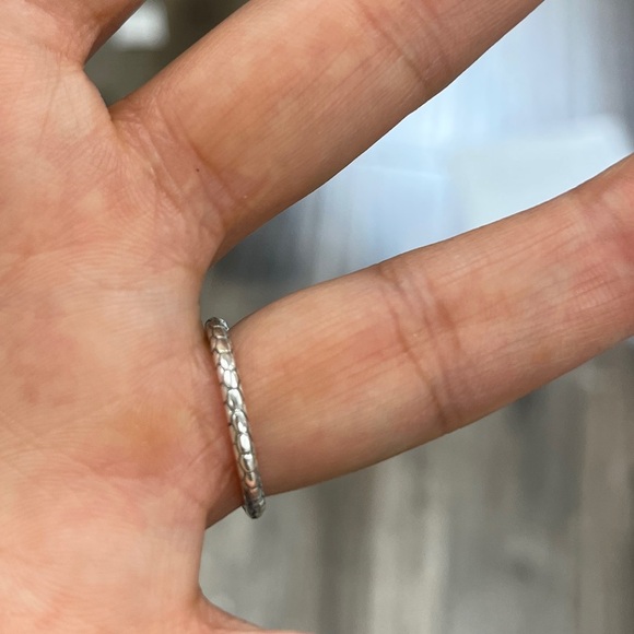 Sterling Silver Snake Ring size 5 6 7 8 9 10 11 - Picture 6 of 6